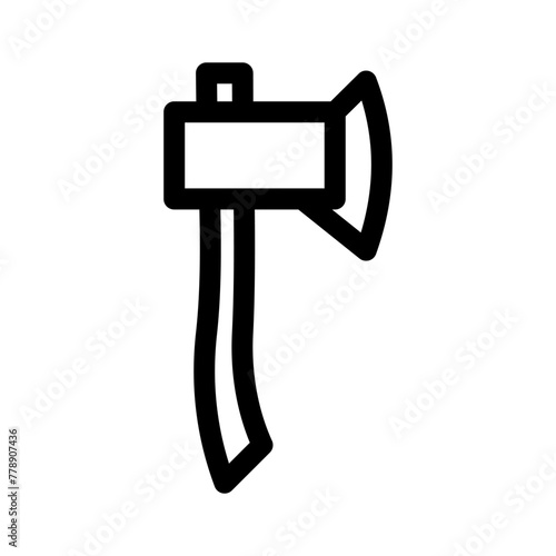 hatchet icon or logo isolated sign symbol vector illustration - high quality black style vector icons