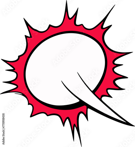 Comic speech bubbles on a various styles of underground comix texture, stock image comic book