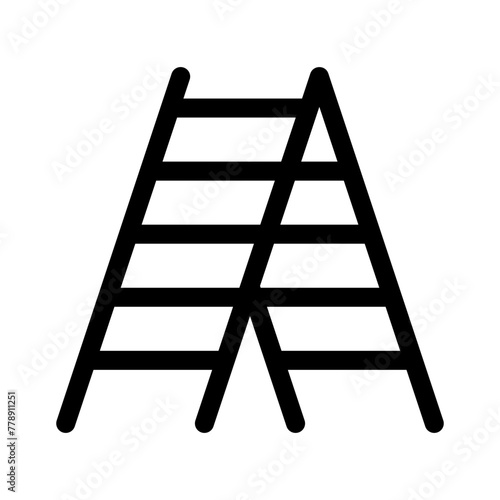 ladder icon or logo isolated sign symbol vector illustration - high quality black style vector icons