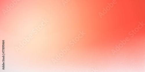 Coral white glowing grainy gradient background texture with blank copy space for text photo or product presentation 