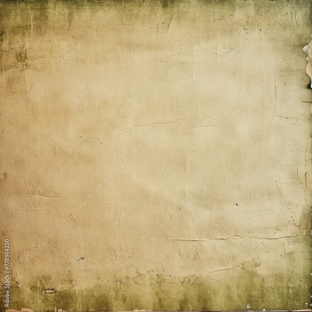 Olive paper texture cardboard background close-up. Grunge old paper surface texture with blank copy space for text or design