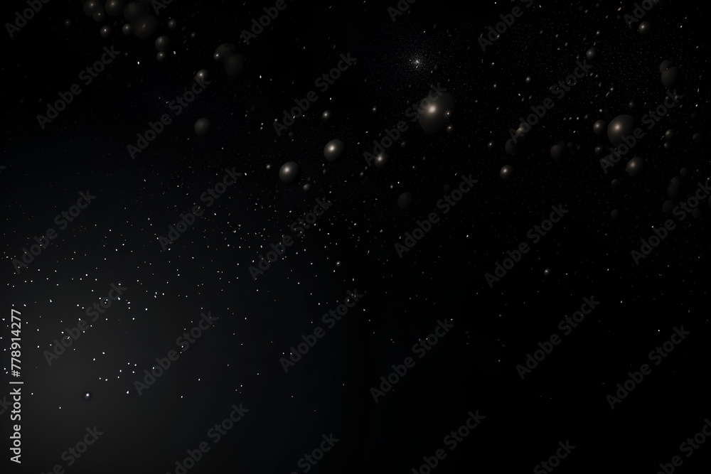 Fototapeta premium particles in space made by midjourney