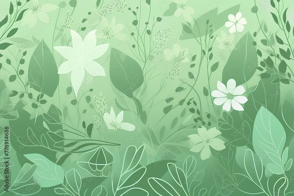 seamless floral background made by midjourney