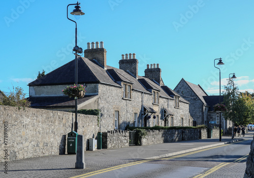 Canvas Print Street of The Clondalkin. Itown in County Dublin, Ireland