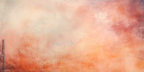 Peach dust and scratches design. Aged photo editor layer grunge abstract background