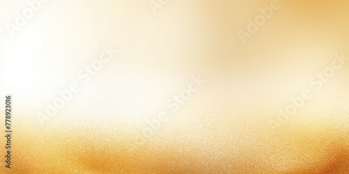 Gold white glowing grainy gradient background texture with blank copy space for text photo or product presentation