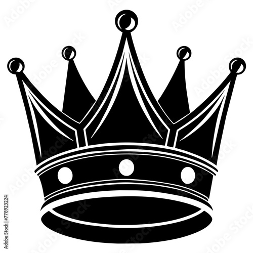 set of crown, black King crown silhouette vector illustration,icon,svg,acoustic crown queen characters,Holiday t shirt,Hand drawn trendy Vector illustration,crowns on black background