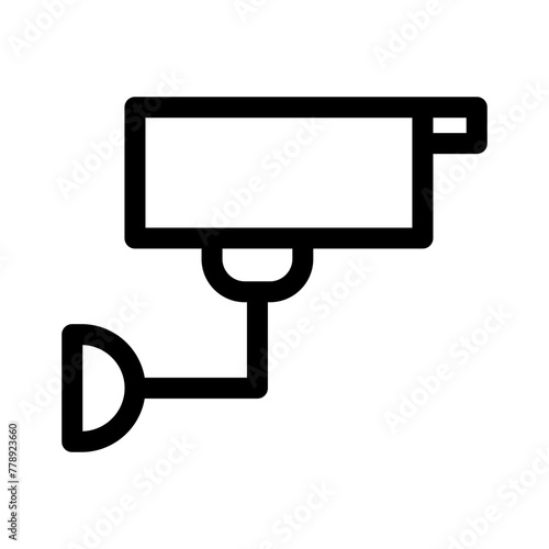 security camera icon or logo isolated sign symbol vector illustration - high quality black style vector icons
