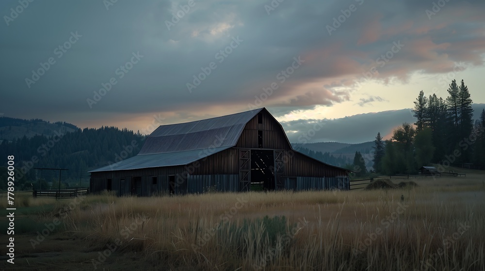 Rustic Charm of Twilight Barn Rustic Charm of Twilight Barn