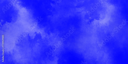 Modern Light sky blue shades watercolor background. Grunge smog texture. blue sky with clouds. blurred and grainy Blue powder explosion on white background. sky background with white fluffy clouds.