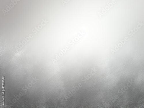 Gray white glowing grainy gradient background texture with blank copy space for text photo or product presentation 