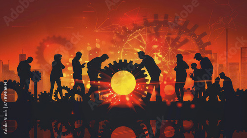 business for teamwork, generative ai