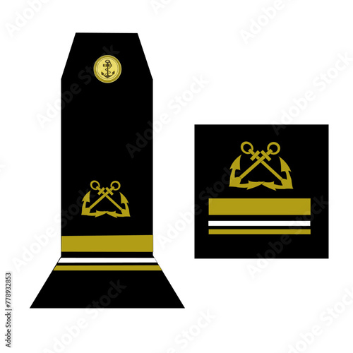 Galon de l'armée de la marine nationale française: Major	