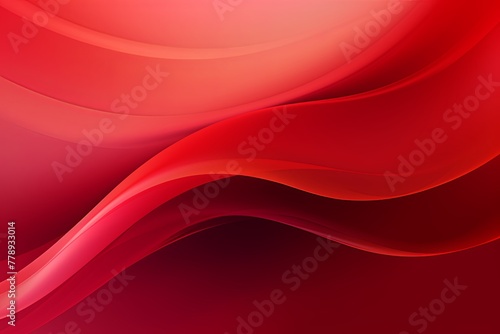 Red fuzz abstract background, in the style of abstraction creation, stimwave, precisionist lines with copy space wave wavy curve fluid design 