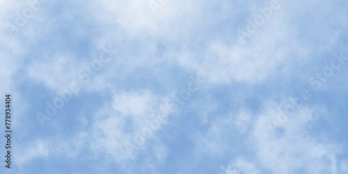 Modern Light sky blue shades watercolor background. Grunge smog texture. blue sky with clouds. blurred and grainy Blue powder explosion on white background. sky background with white fluffy clouds.