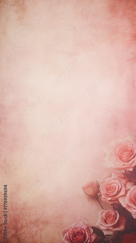Rose paper texture cardboard background close-up. Grunge old paper surface texture with blank copy space for text or design 