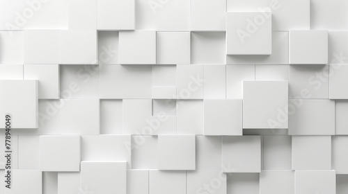 abstract 3d background  white wall