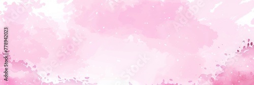 Pink watercolor blending with white overlay background