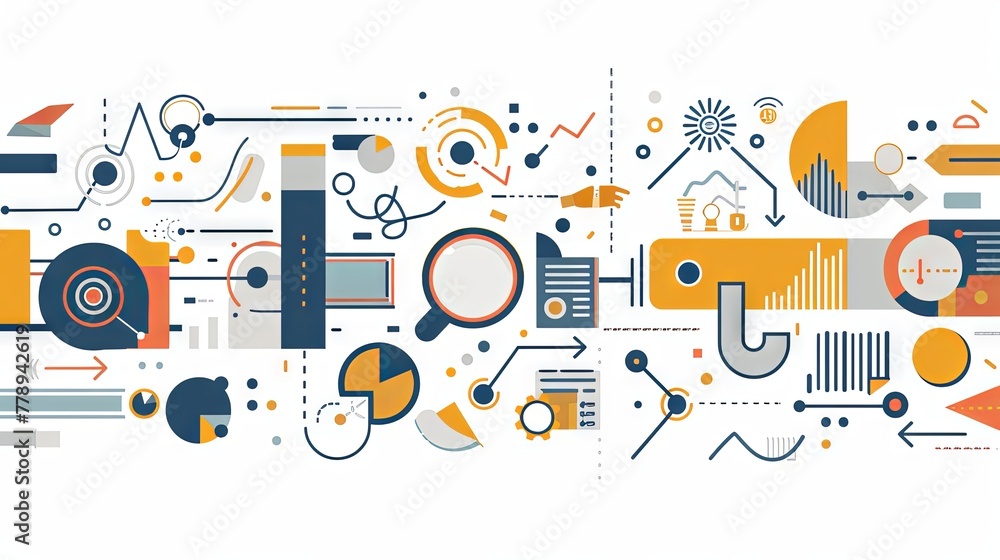 Obraz premium A visual representation of SEO optimization strategies