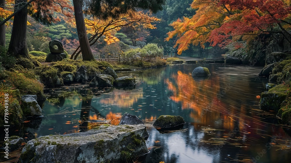日本庭園・秋 日本庭園・秋