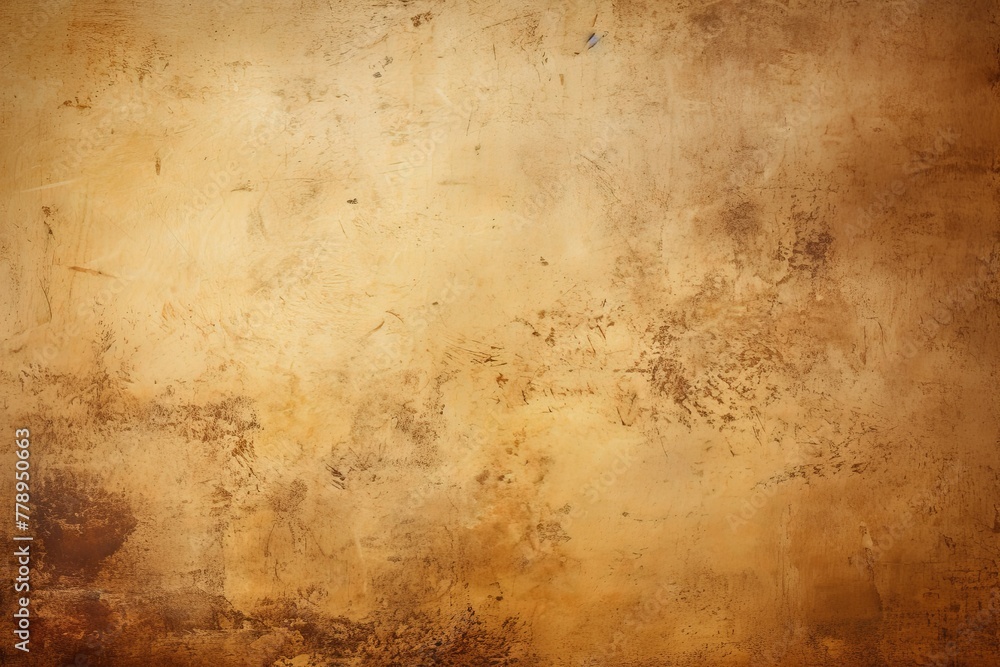 Tan dust and scratches design. Aged photo editor layer grunge abstract background - obrazy, fototapety, plakaty 