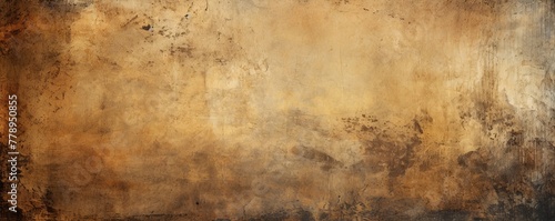 Tan dust and scratches design. Aged photo editor layer grunge abstract background © GalleryGlider