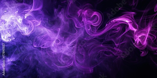 紫色の煙の素材02