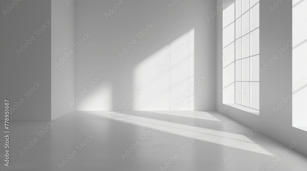 Pure Elegance: The Symbolism of Simplicity in a Clean, Empty White Room