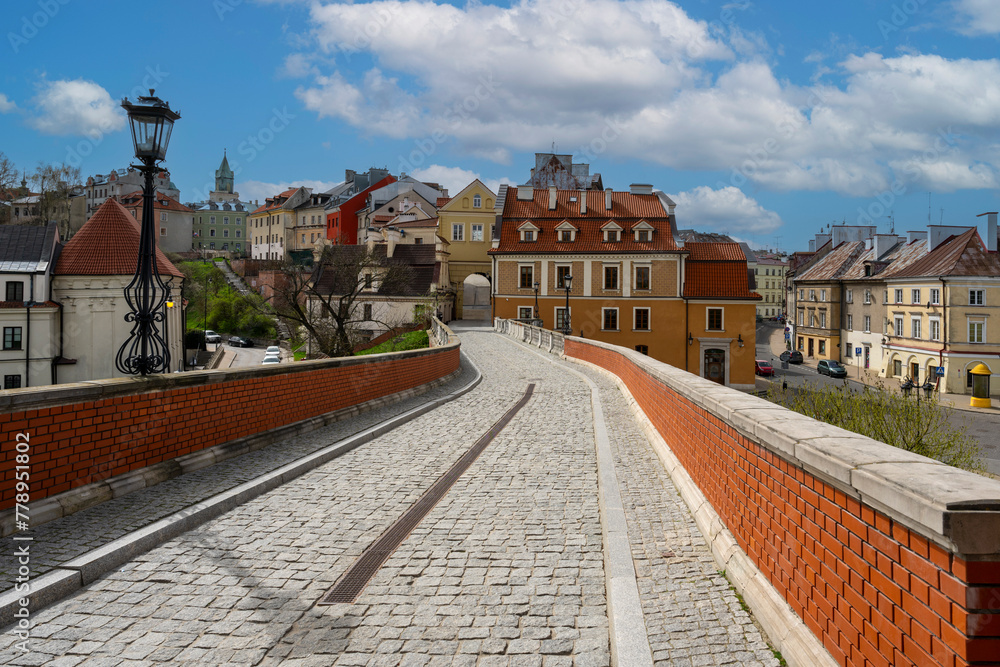 The Old Town of Lublin city in Poland, Europe - obrazy, fototapety, plakaty 