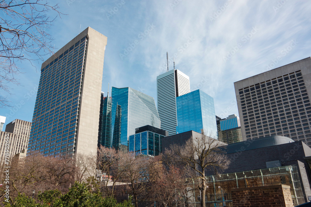panorama of the city of Toronto. Canada