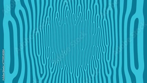 Radially Expanding Mesmerizing Structure Psychedelic Art Vector Hypnotic Pattern Blue Abstract Background. Acid Trip Hallucination Effect Bizarre Wide Abstraction Optic Illusion Crazy Art Illustration