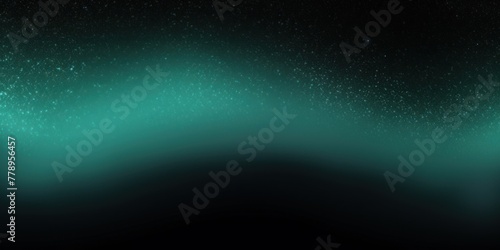 Mint Green black glowing grainy gradient background texture with blank copy space for text photo or product presentation