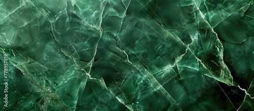 A detailed shot showcasing a vibrant green marble against a sleek black backdrop, highlighting its texture and color.