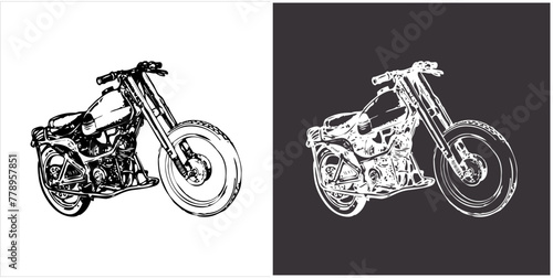 IIlustration Vector graphics of Motorcycle icon