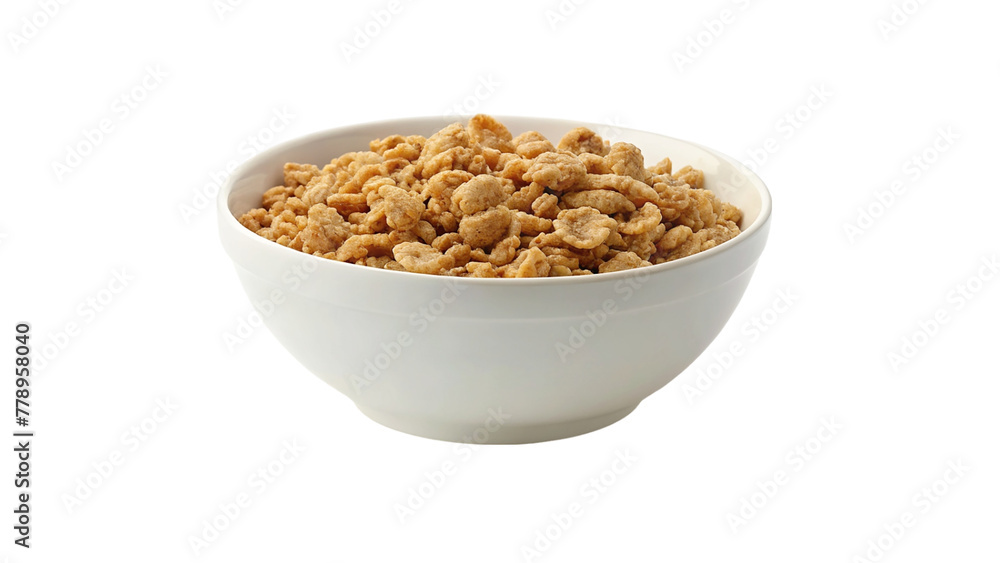 Bowl of cornflakes. Isolated on transparent background. Bowl of cornflakes. Isolated on transparent background.