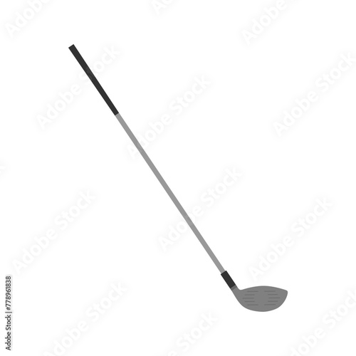 golf club flat design vector illustration. Golf sport vector graphic design template illustration. golf stick vector, Sport object or equipment