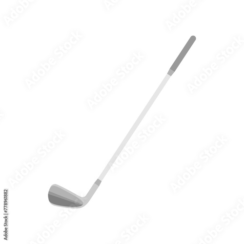golf club flat design vector illustration. Golf sport vector graphic design template illustration. golf stick vector, Sport object or equipment