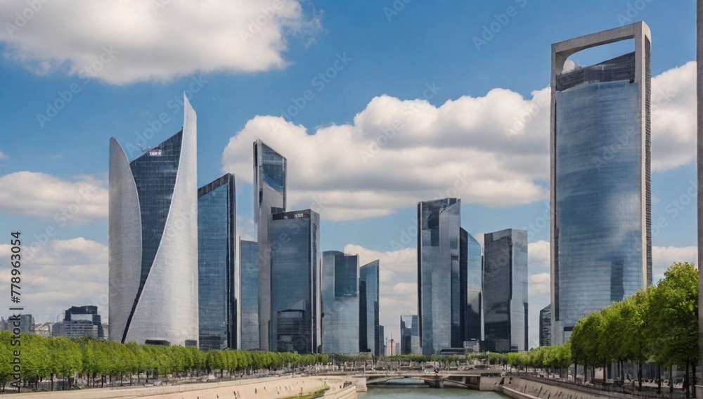 Famous biggest business district in France Famous biggest business district in France
