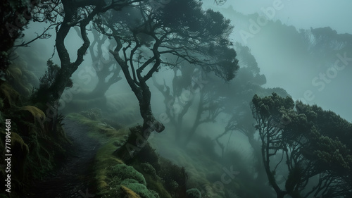 Fanal Forest in Fog photo