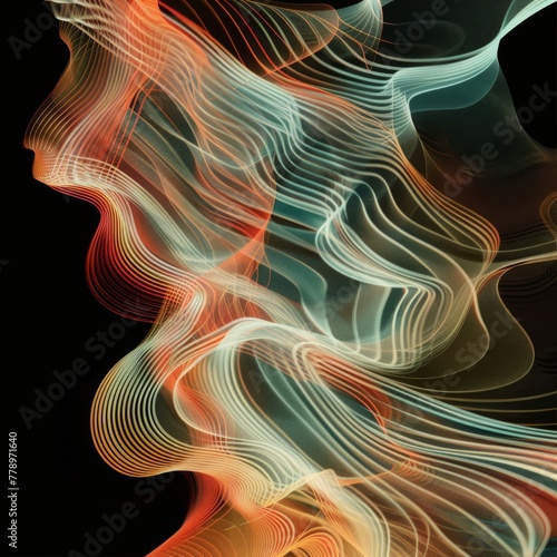 Abstract Lines Background