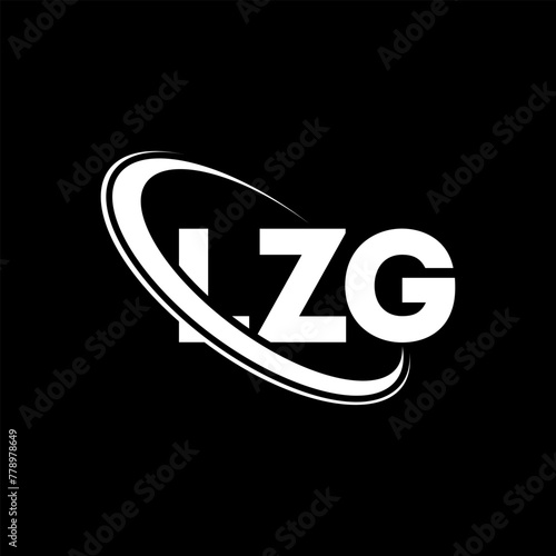 LZG logo. LZG letter. LZG letter logo design. Initials LZG logo linked with circle and uppercase monogram logo. LZG typography for technology, business and real estate brand.