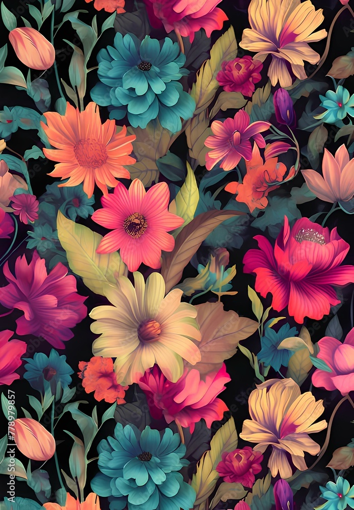 꽃 패턴(flower Pattern)_Object Background, for phone case, bag mug cub, 일러스트, Wallpaper 꽃 패턴(flower Pattern)_Object Background, for phone case, bag mug cub, 일러스트, Wallpaper