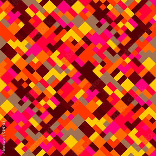 Seamless diagonal geometric pattern background - abstract vector illustration