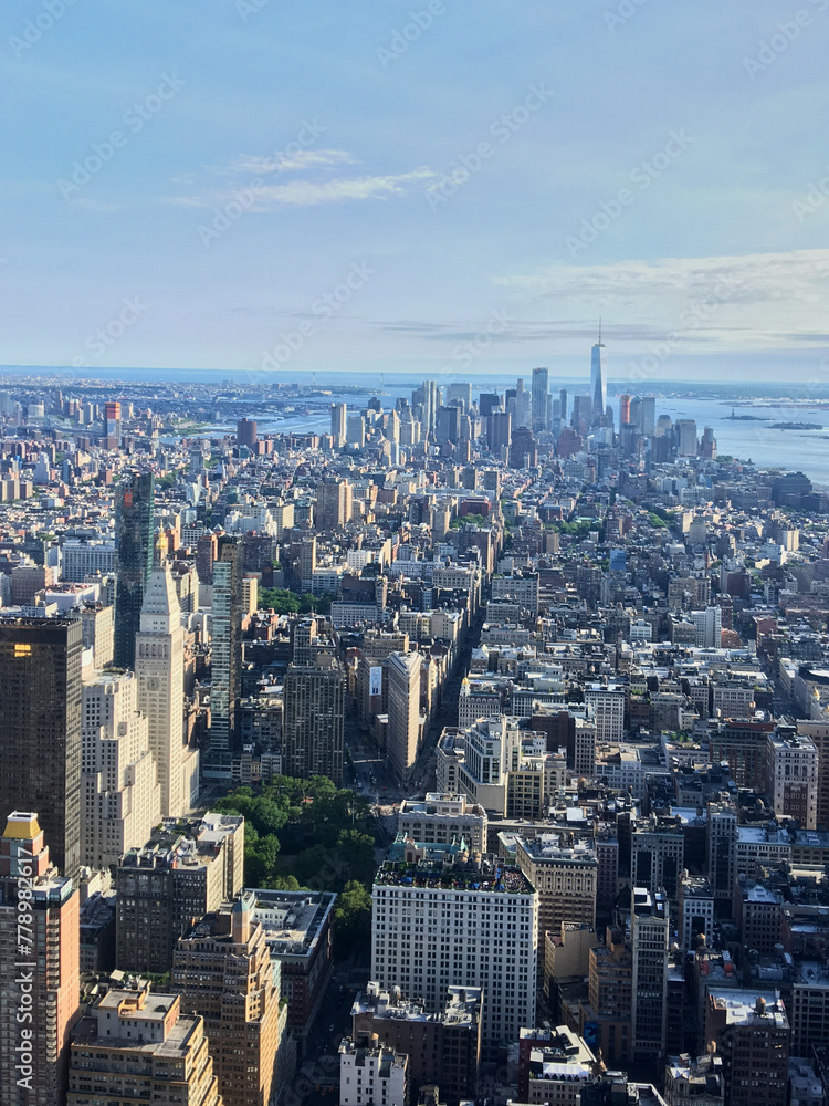 Fototapeta premium view of Manhattan