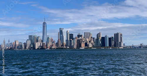 View of the Manhattan skyline