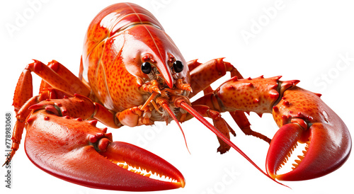 Lobster isolated on transparent background photo