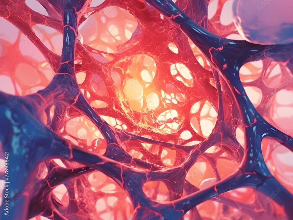Vivid Depiction of Muscle Contraction and Fat Cell Energy Reserve in ...