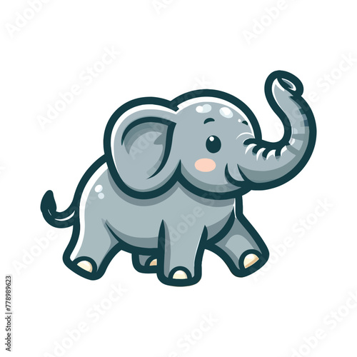 Elephant Cartoon Illustration