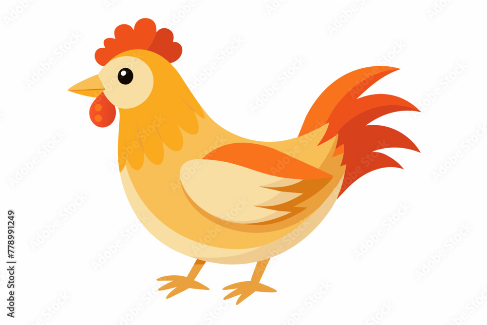 chicken vector illustration 
