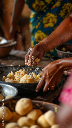 Preparing Sweet Treats for Sinhala
